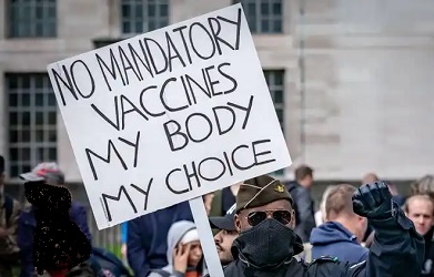 Ribuan Orang Di Australia Berdemo Menentang Wajib Vaksinasi COVID-19